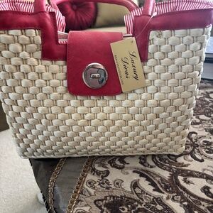 Straw bag